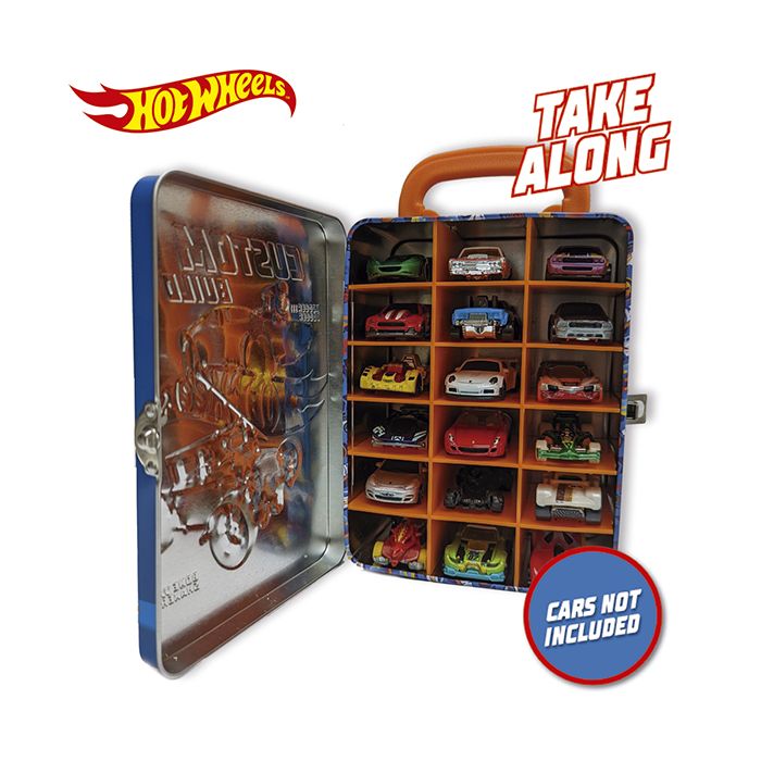 Hot Wheels Metal Car Case Blue And Black