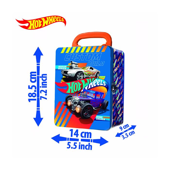 Hot Wheels Metal Car Case Blue And Black