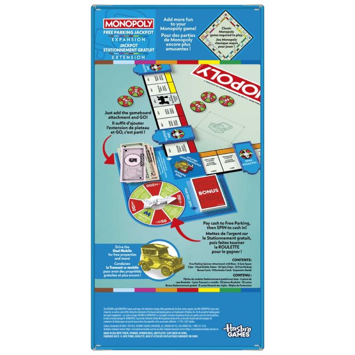 Monopoly Free Parking Jackpot Expansion