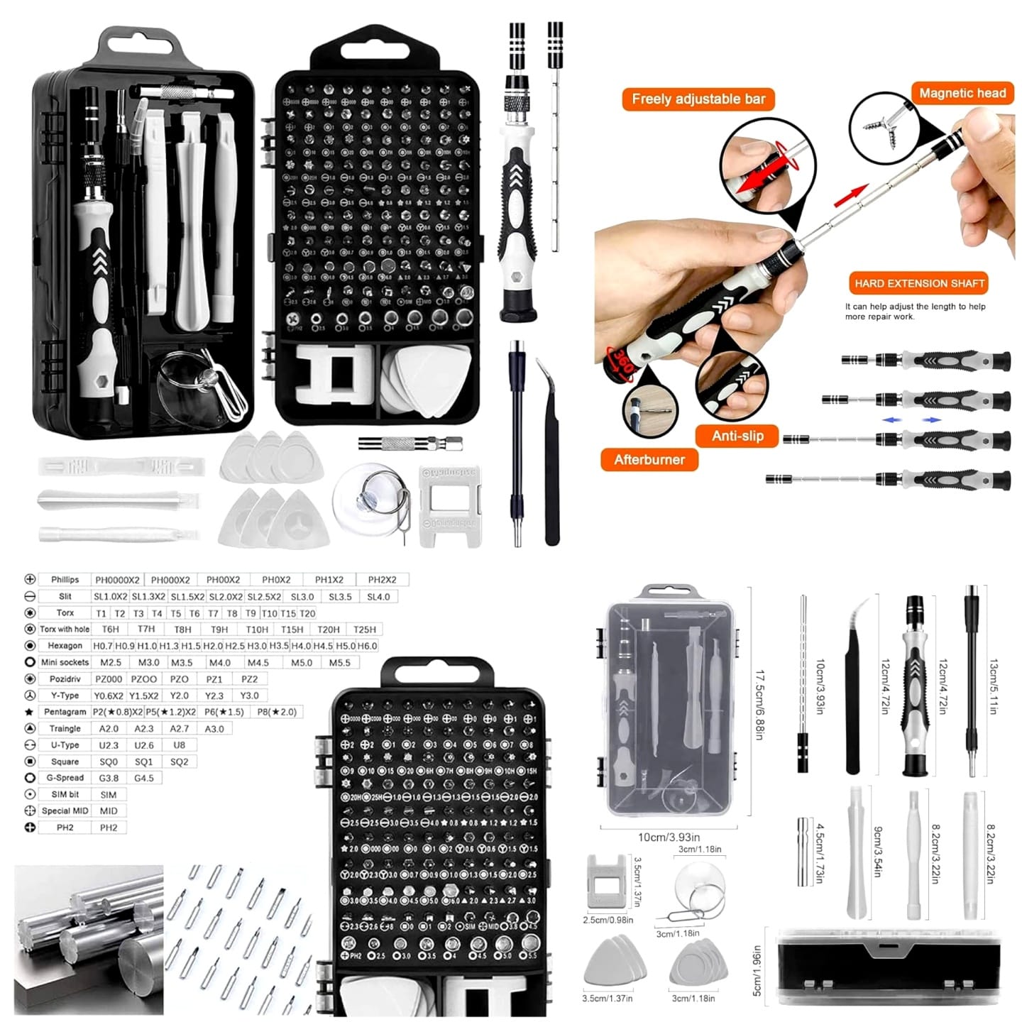 Magnetic Screwdriver And Tip Set