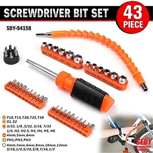 Manual Screwdriver Bit Set