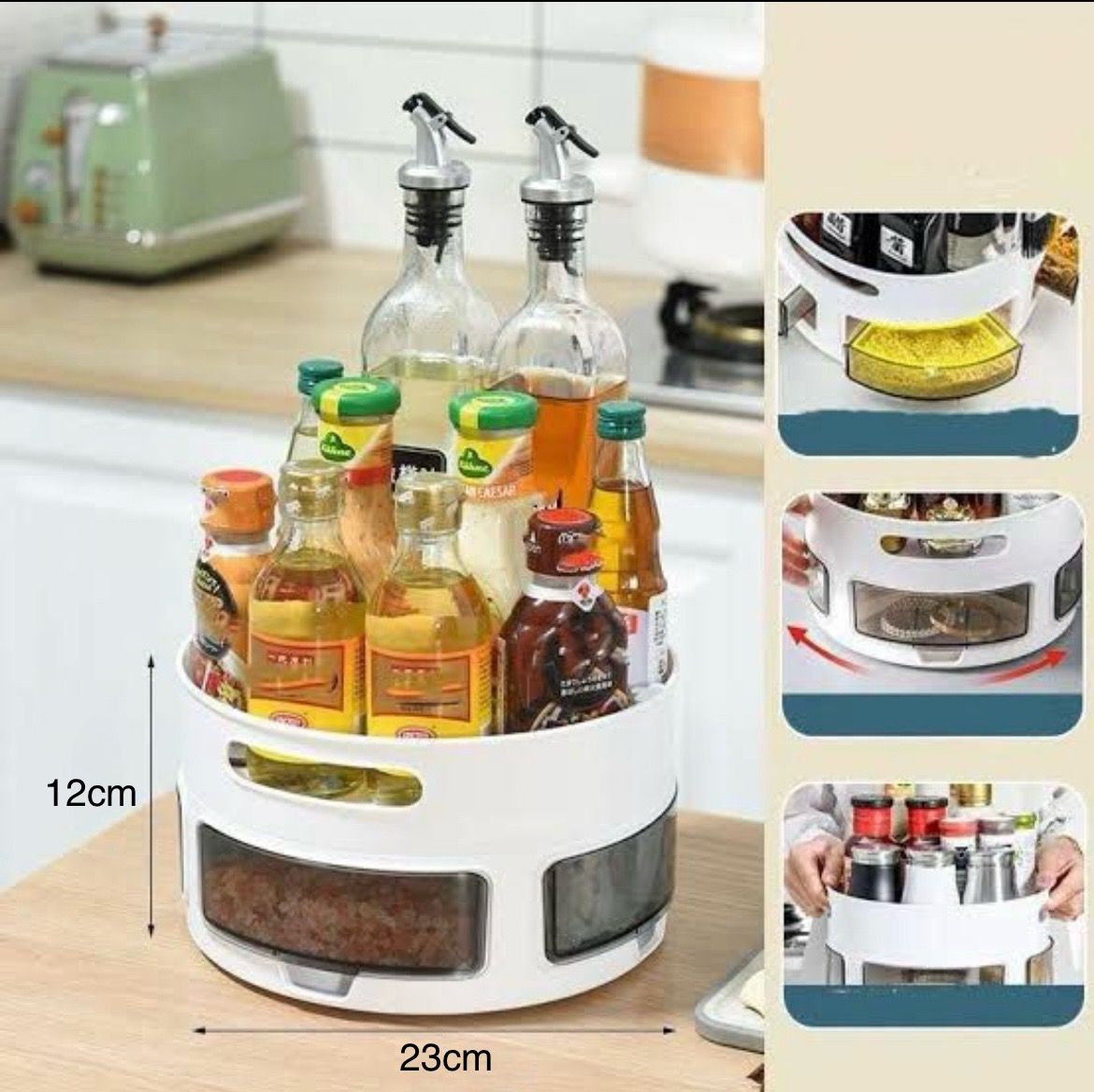 Multipurpose Rotating Seasoning Box