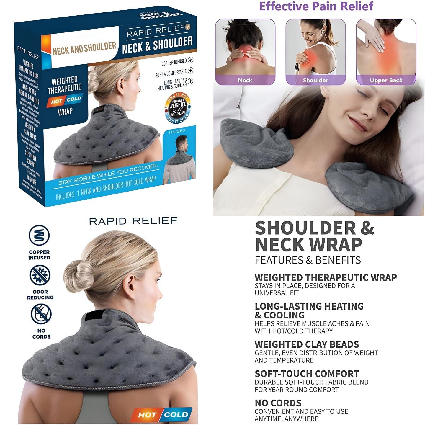 Rapid Relief Neck Shoulder Wrap