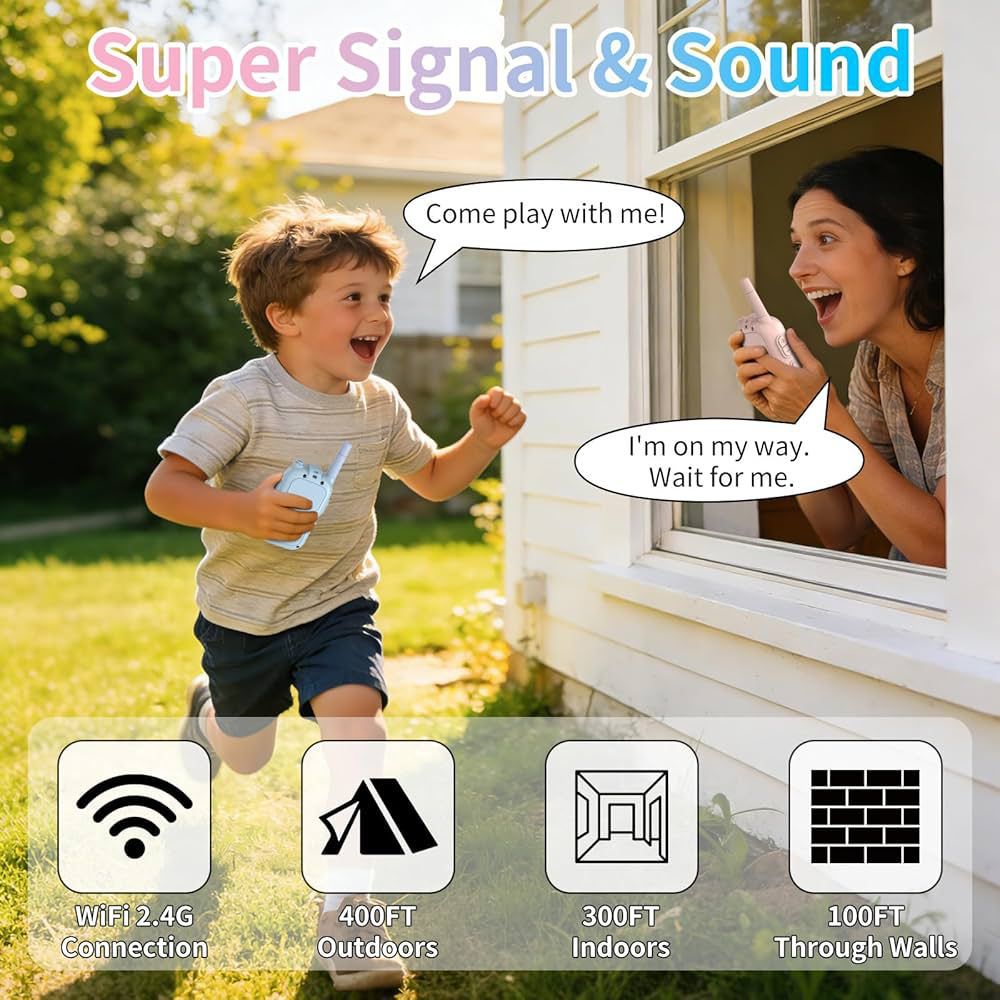 Video Walkie Talkies Rechargeable