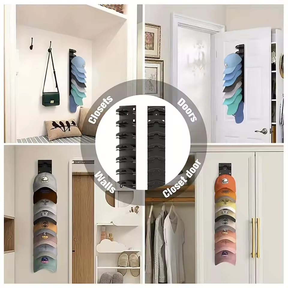 Wall Mounted Cap Organizer