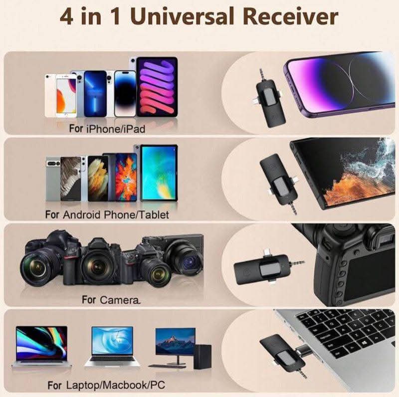 Wireless Lapel Clip On Microphone