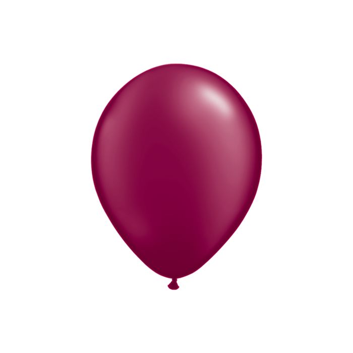 11 Inch Latex Round Burgundy 100pc
