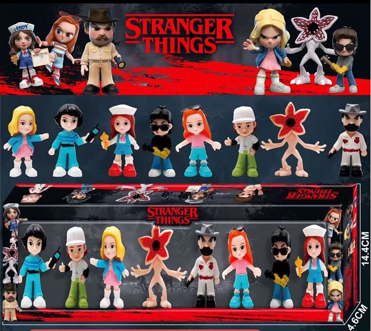 8pc Stranger things Figurines