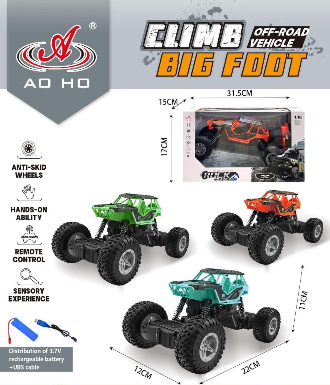 Big Foot Remote Control Car