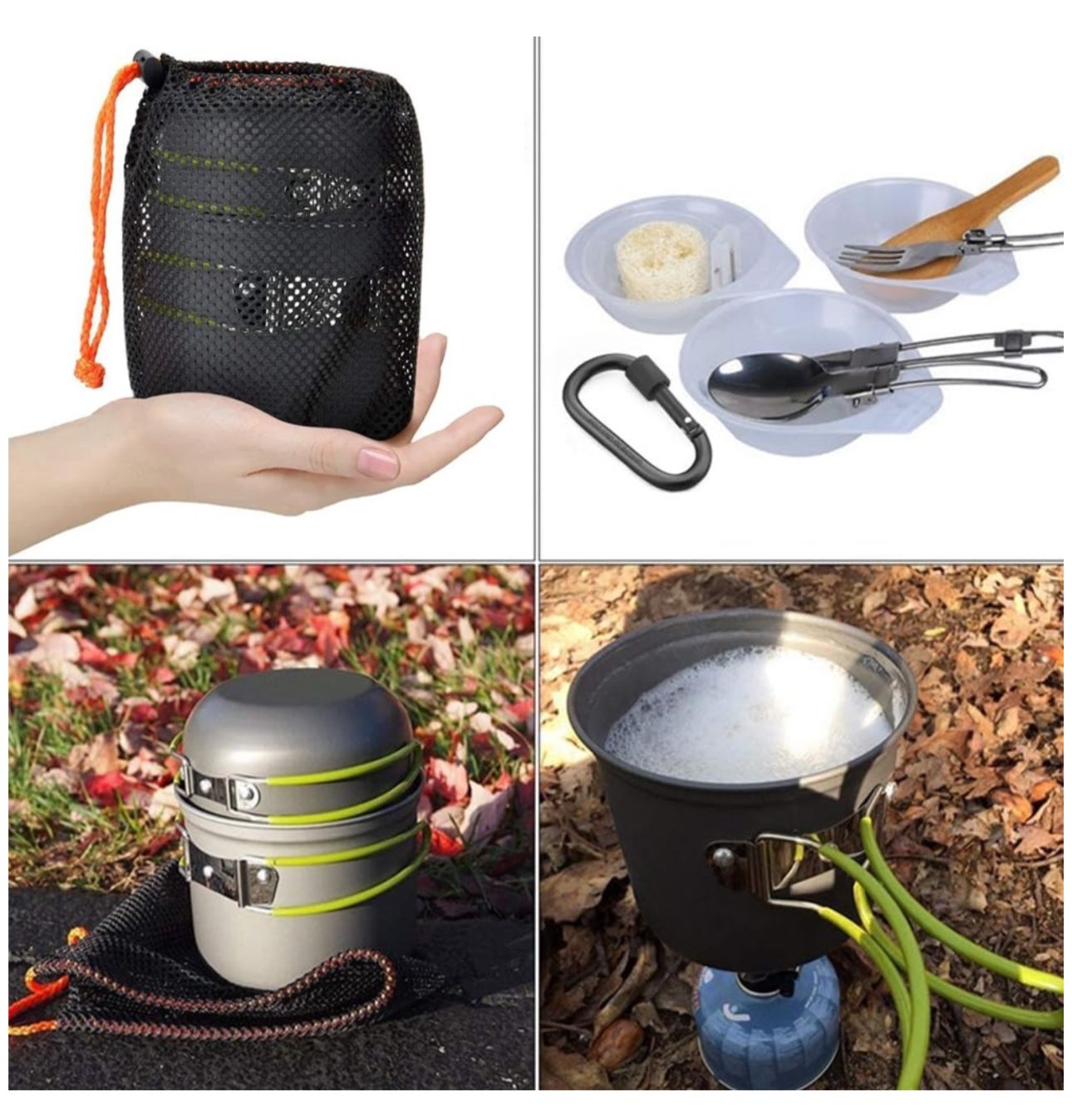 13pcs Ultra Light Portable Outdoor Camping Set