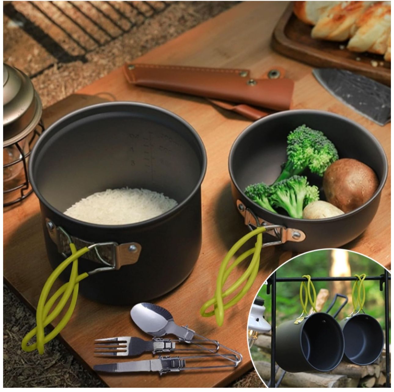 13pcs Ultra Light Portable Outdoor Camping Set
