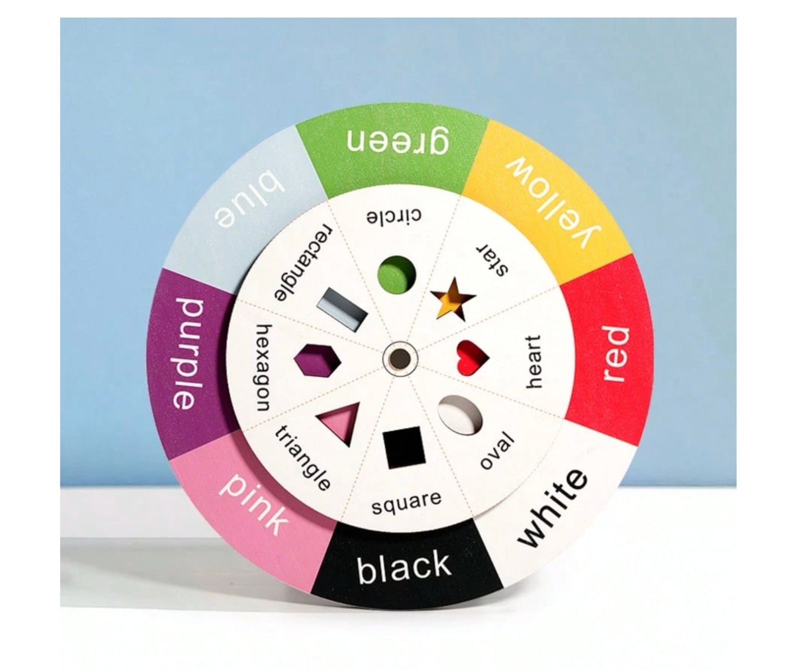 Colours Shape Wheel Toy