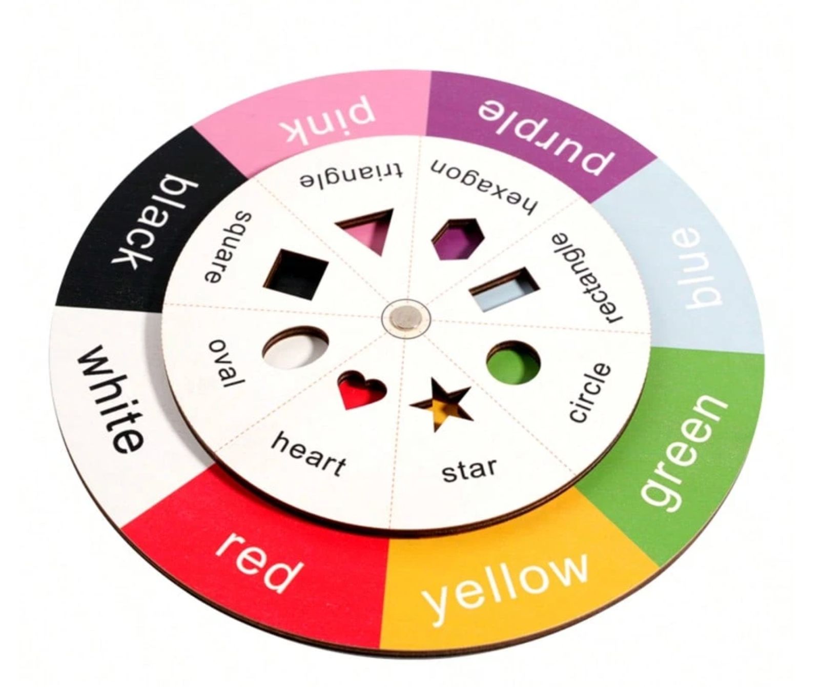 Colours Shape Wheel Toy