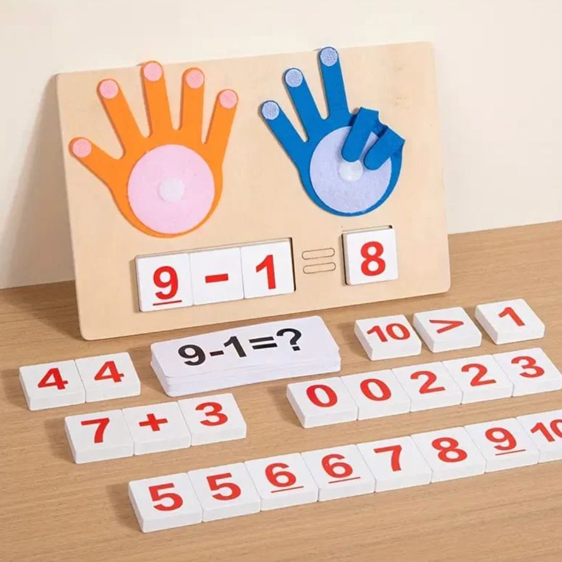 Finger Arithmetic Operation Wooden Math Kit