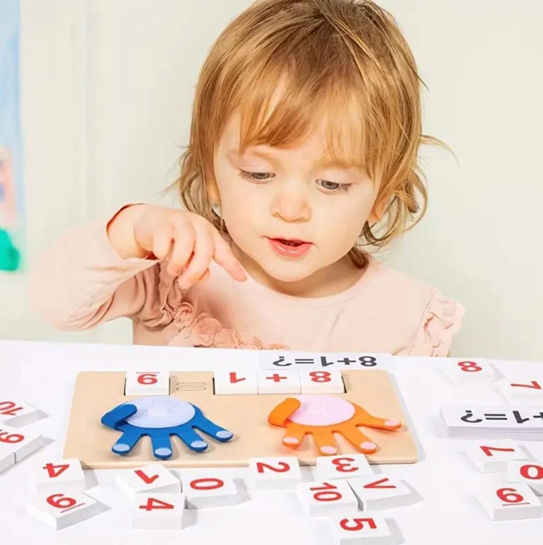 Finger Arithmetic Operation Wooden Math Kit