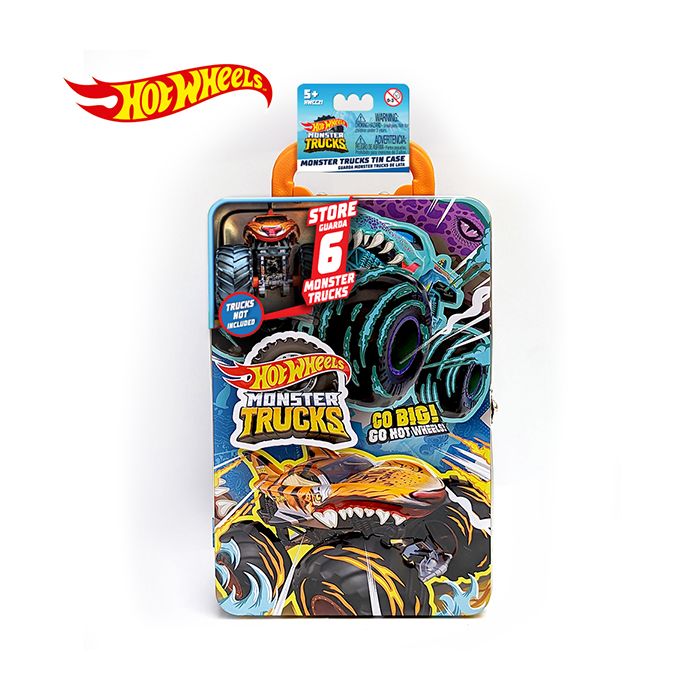 Hot Wheels Metal Monster Truck Storage Case