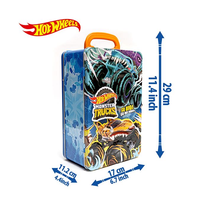 Hot Wheels Metal Monster Truck Storage Case