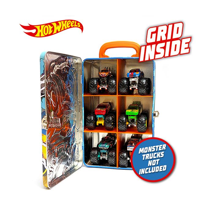 Hot Wheels Metal Monster Truck Storage Case