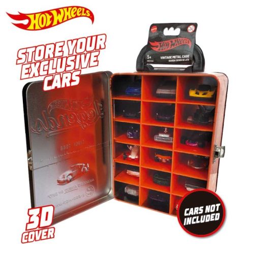 Hot Wheels Metallic Collector Car Case Orange