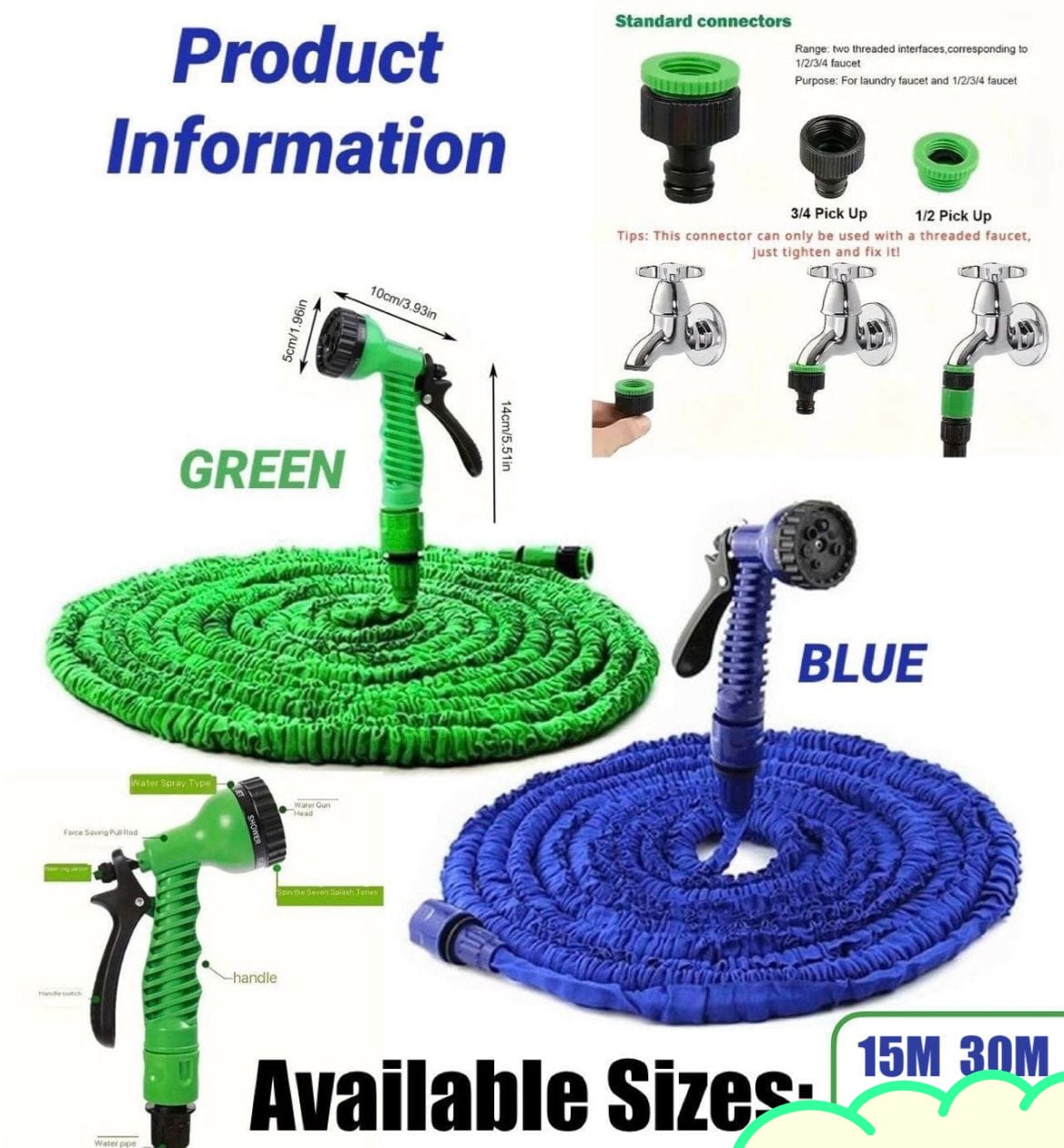 Magic Garden Hose 15M