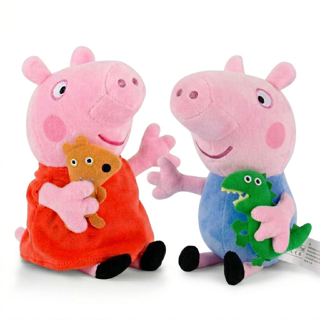 Peppa And George Pig Plush Toy