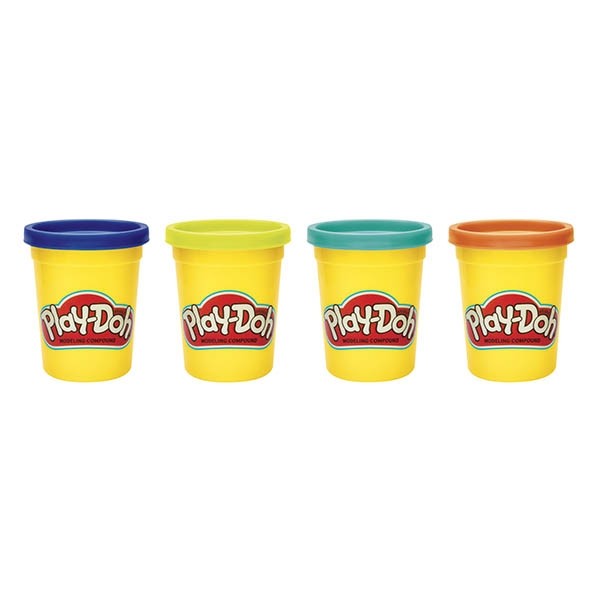 Play Doh 4PK Colour Wild