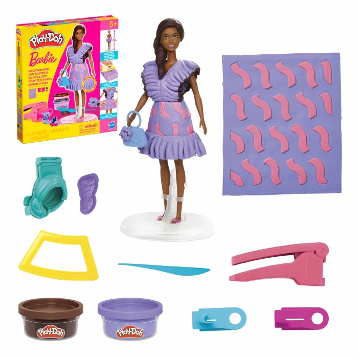 Play Doh Barbie Fashionista Ruffles Dark