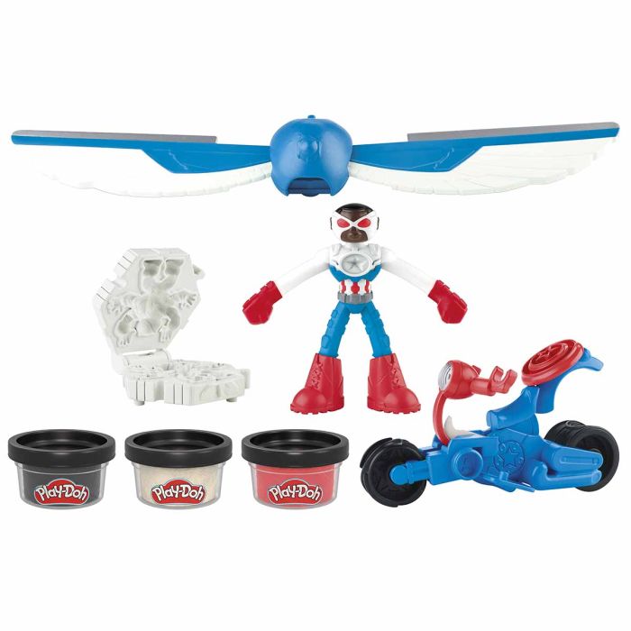 Play Doh Captain America Moto Slicer