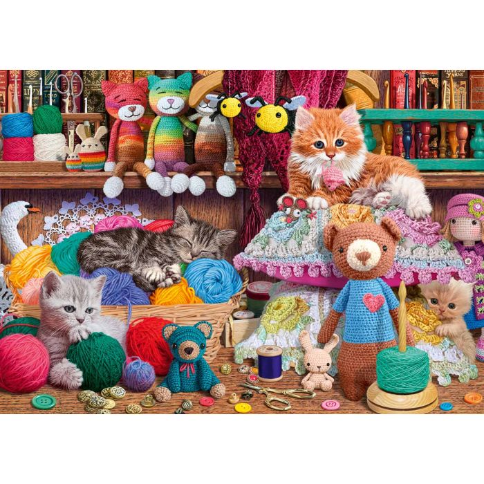Ravensburger 1000pc Puzzle Knitty Kitty