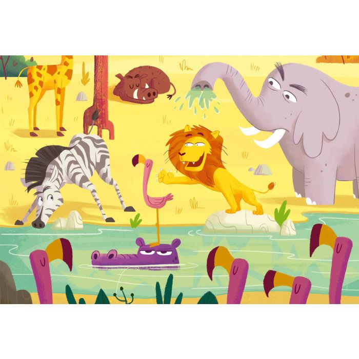 Ravensburger 2x24pc Puzzle Play Safari