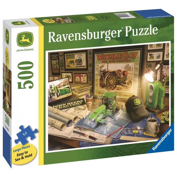 Ravensburger 500pc John Deere Work Desk
