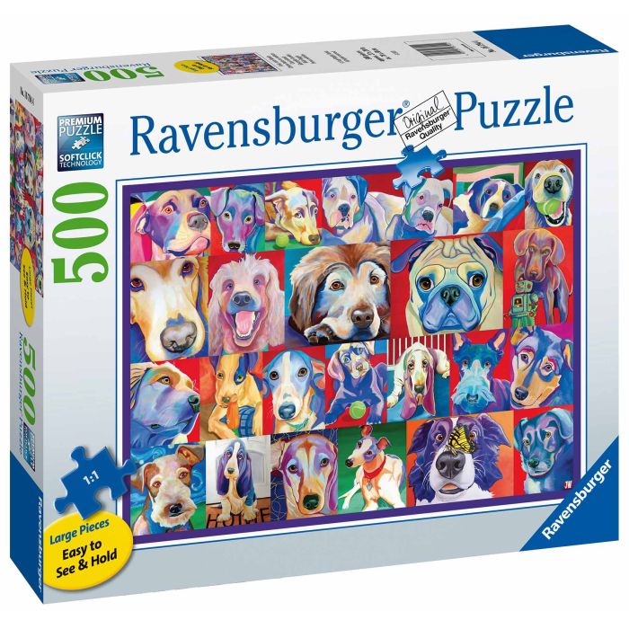 Ravensburger 500pc Puzzle Hello Doggies