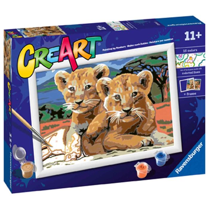 Ravensburger Creart Little Lion Cubs
