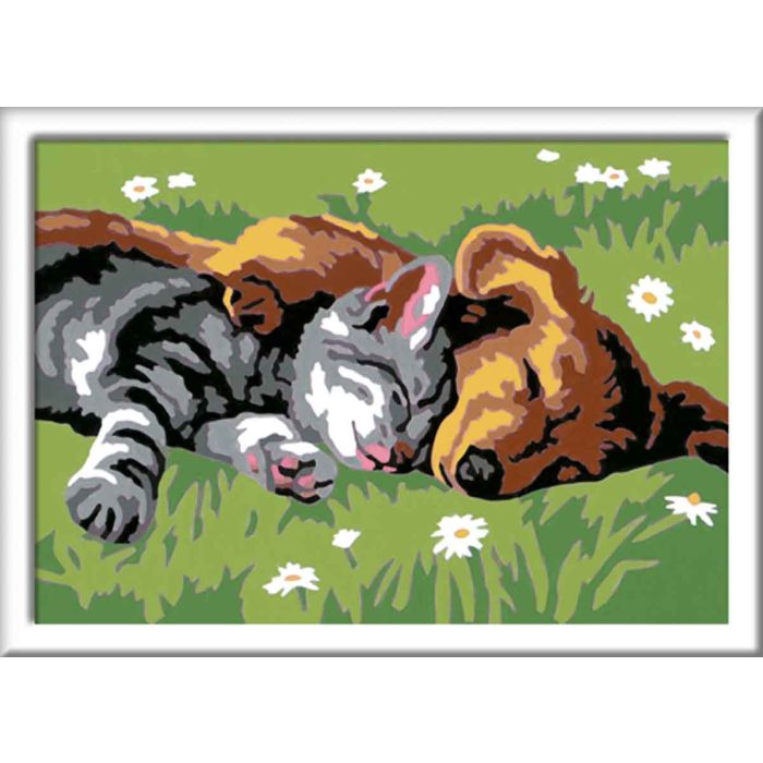 Ravensburger Creart Sleeping Cat And Dog