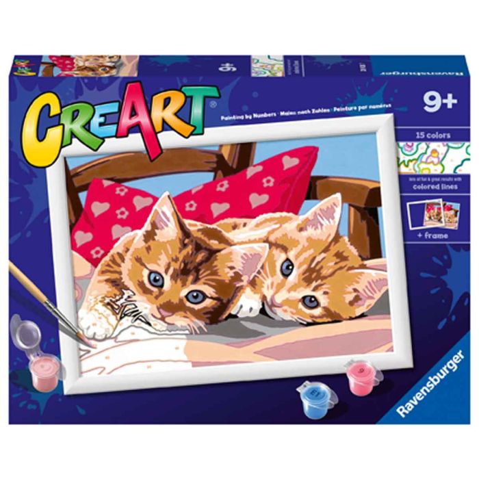 Ravensburger Creart Two Cuddly Cats