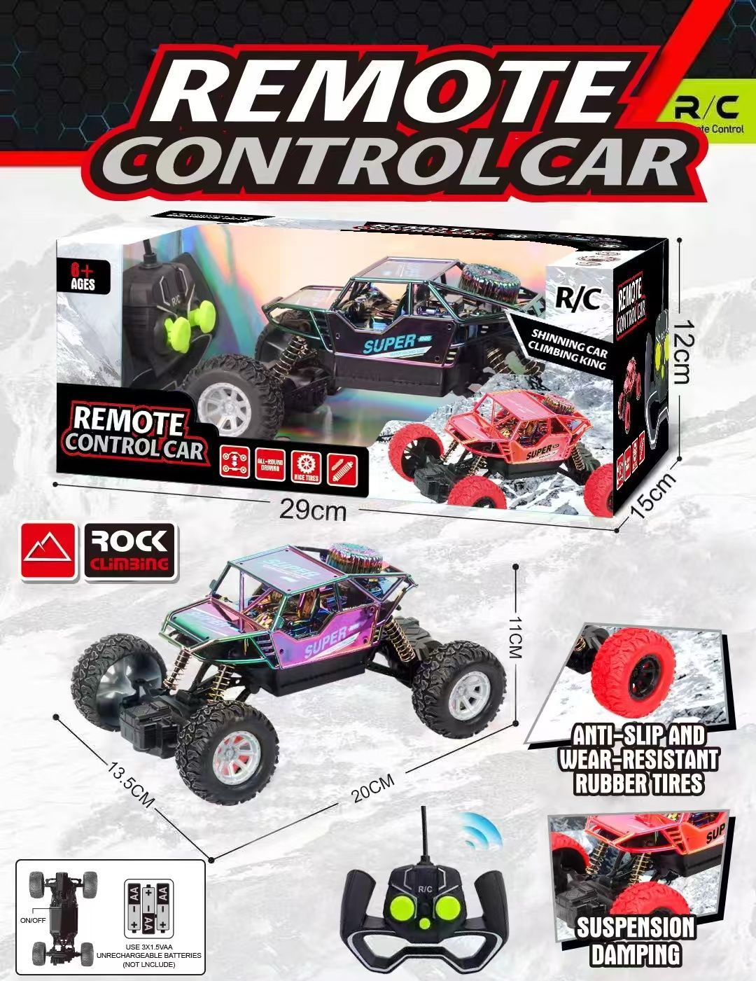 Rock Climbing Remote Control Car