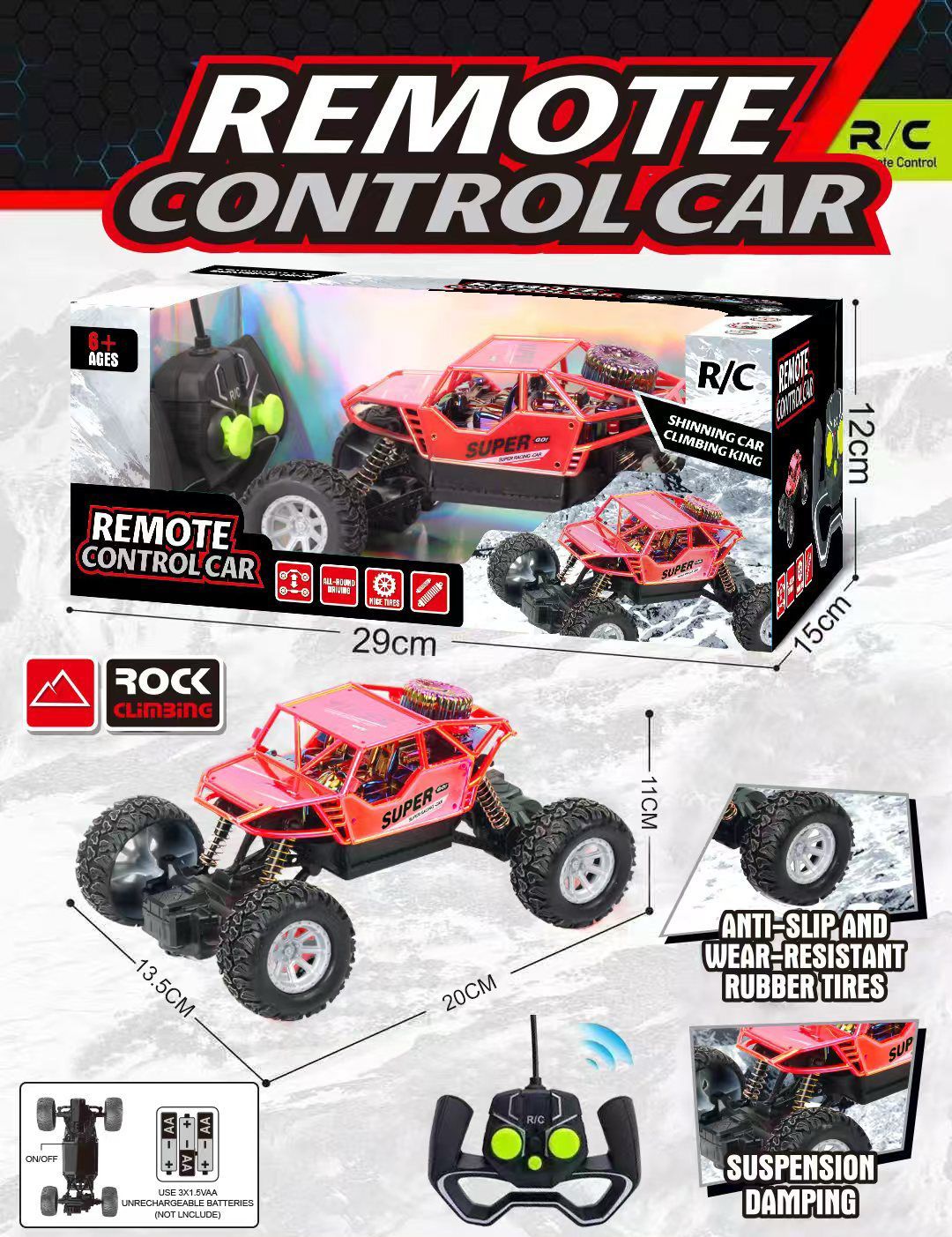 Rock Climbing Remote Control Car