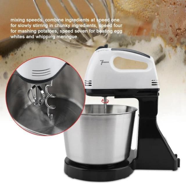 Scarlett 7 Speed Hand Mixer With Stainless Steel Bowl