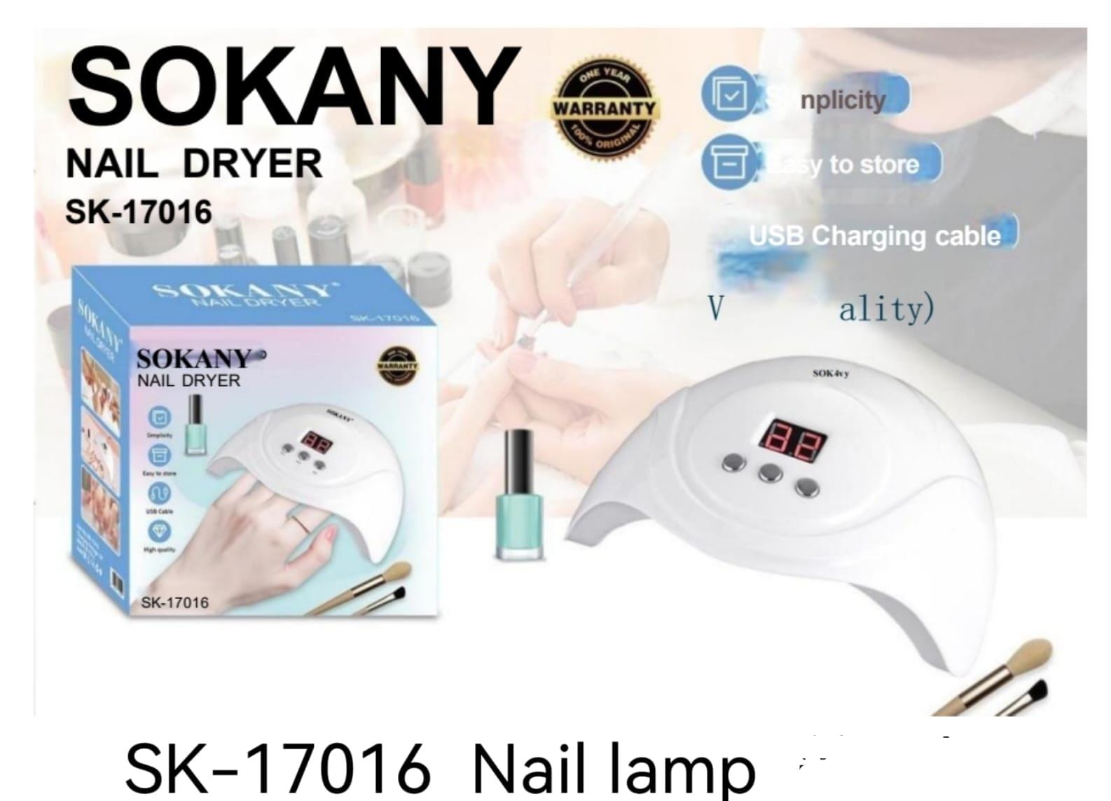 Sokany Nail Lamp SK17016