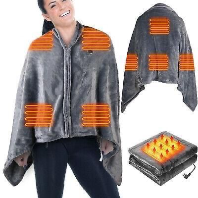 USB Heated Shawl Blanket