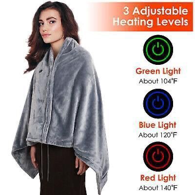 USB Heated Shawl Blanket