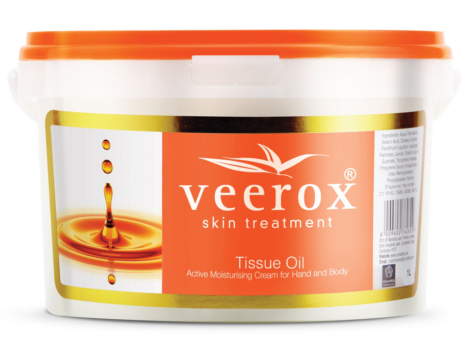 Veerox 1L Tissue Oil Moisturizing Cream