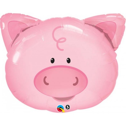 30 Inch Foil Shape SW Playful Pig