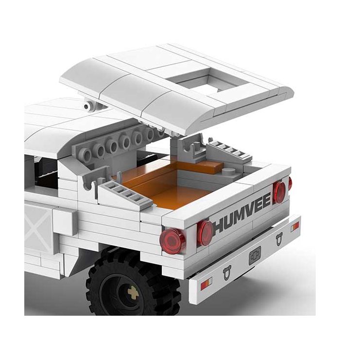 Cada 1:24 Free Wheel 328pc Humvee
