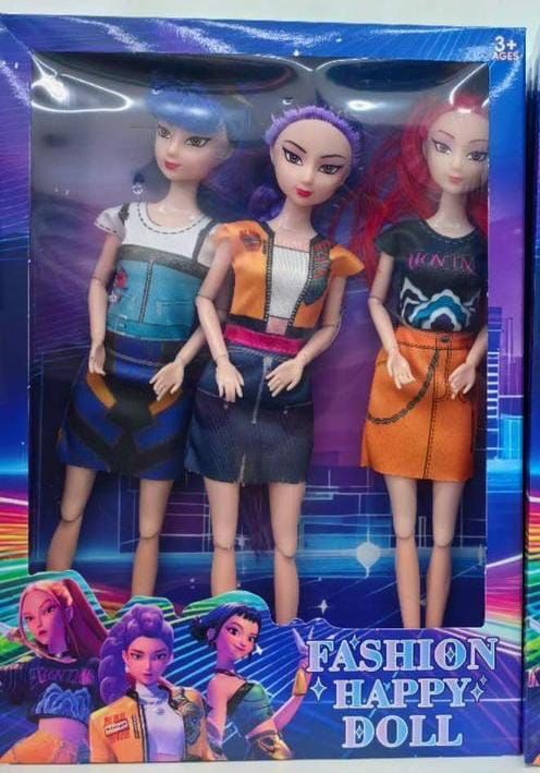 3Pc KPOP Doll (Barbie Size)