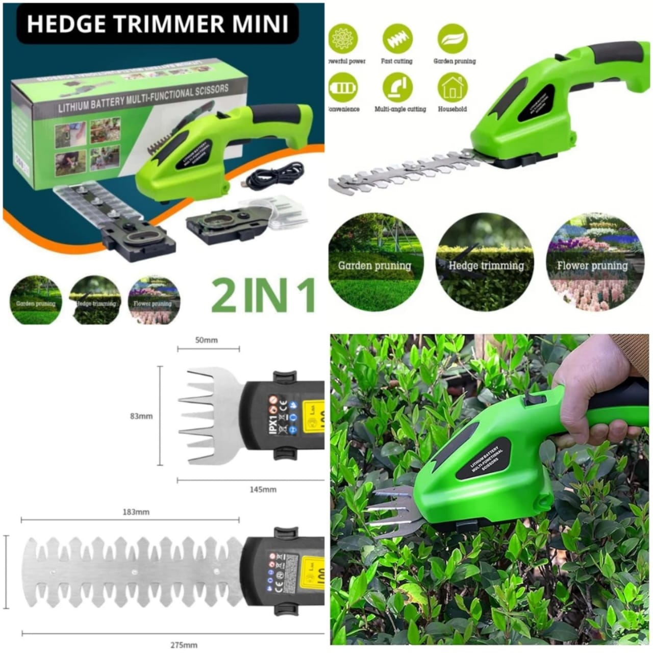 Mini Rechargeable Hedge Trimmer