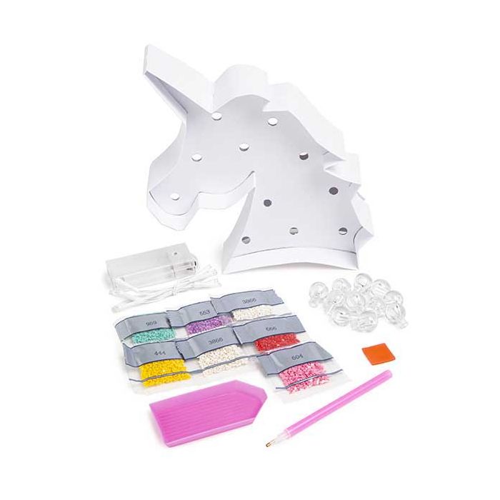 GL Style Diamond Decoration Light UP Unicorn