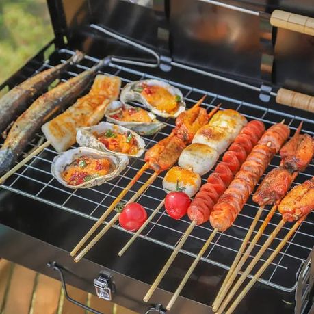 Multifunction Portable Folding BBQ Grill