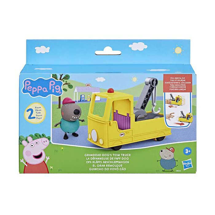Peppas Granddad Dogs Tow Truck