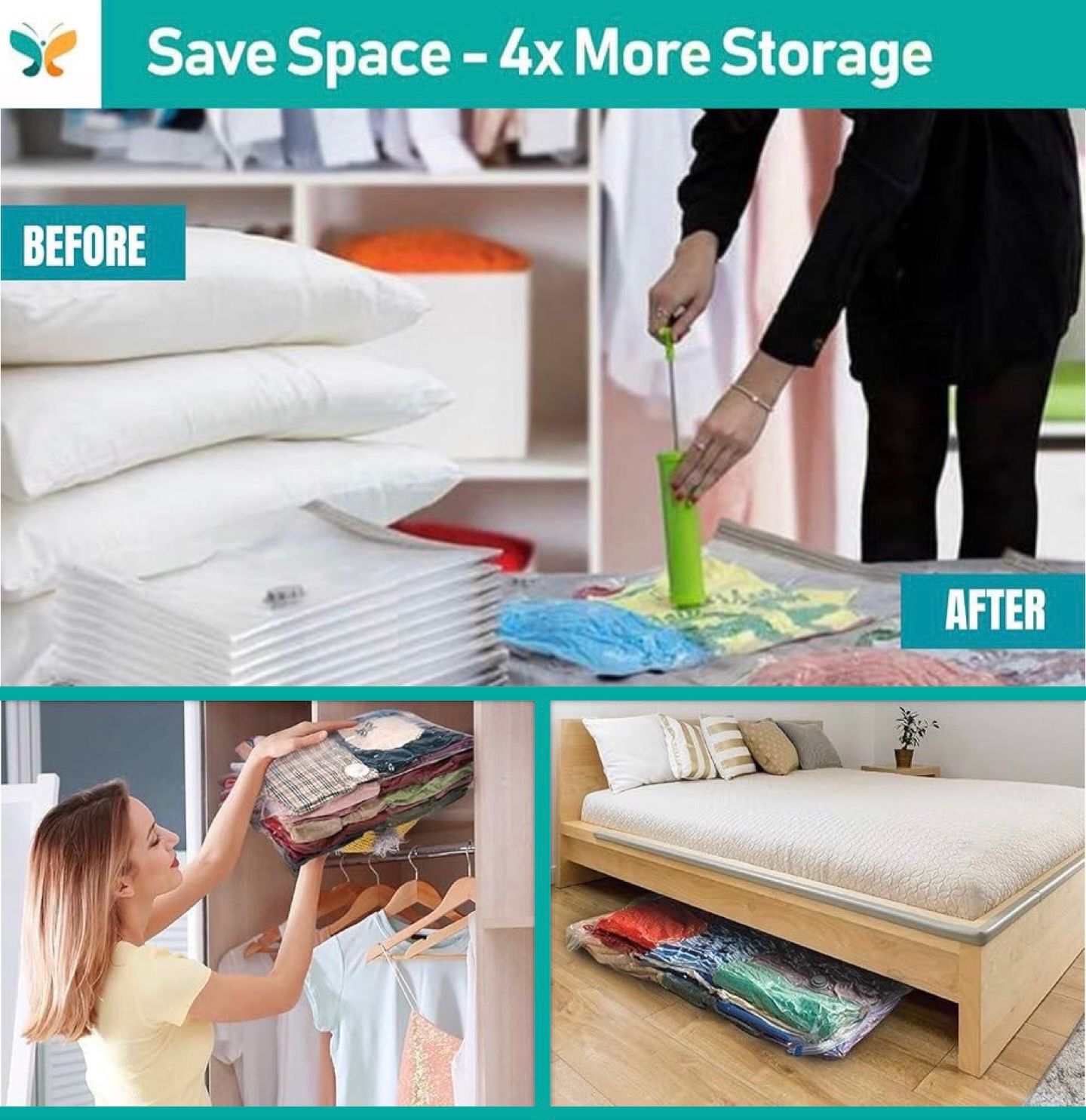 Vacuum Storage 10pcs Bags